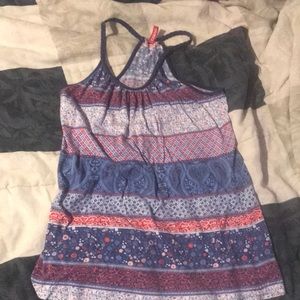 Red white and blue tank top. Worn twice